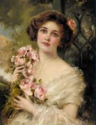 Émile Vernon_1872-1919_Jeune femme aux roses.jpg